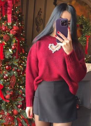 Свитер сердце, люкс качества