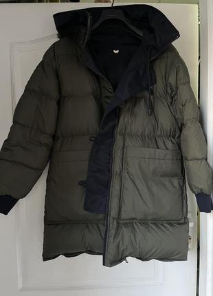 Пуховик max mara двусторонний