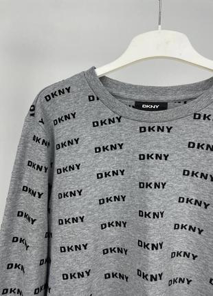 Женский монограммный свитшот dkny оригинал кофта