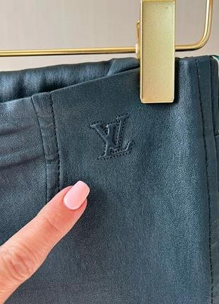 Кожаные брюки louis vuitton