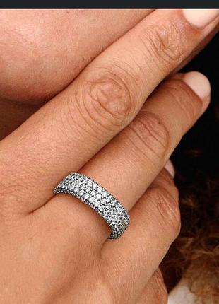 Серебряная кольца в стиле pandora