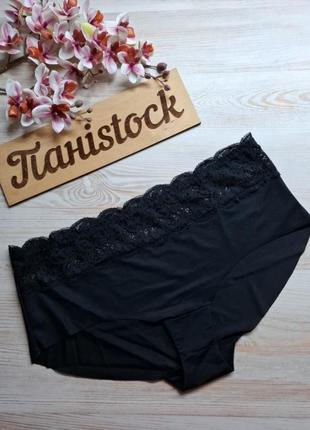 Бесшовные трусики с кружевом