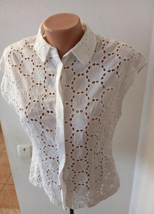 Блузка женская вышитая гладью