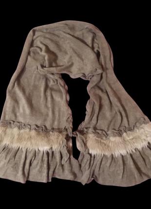 Шарф- жилет на завязках, хаки