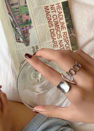 Кольцо 1 шт кольца стерлинговое серебро s925 серебряное новое