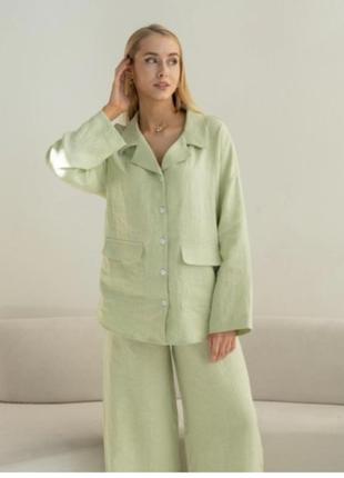 Піджак  з  льону та шовку