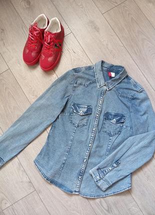 Сорочка жіноча джинсова 42-44 розмір