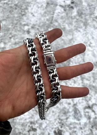 Серебряная цепочка массой грамм " мужская массивная цепь на шею