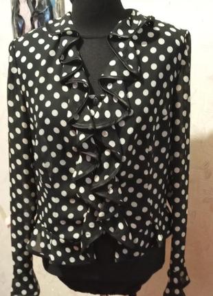 Блуза з штучного шовку