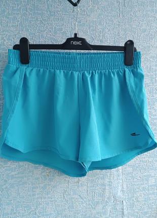 Новые женские спортивные шортики голубые