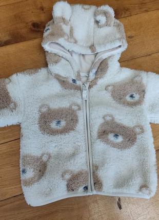 Плюшева кофта на 12-18міс