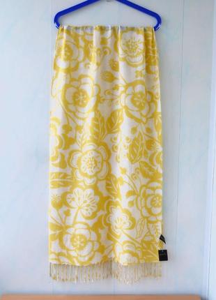 Лляний палантин. шарф accessorise, льон, віскоза.