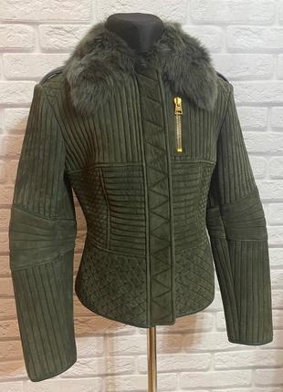 Нова шкіряна куртка з коміром од tom ford