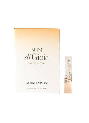 Giorgio armani sun di gioia 1.2ml, летний восточно-цветочный аромат