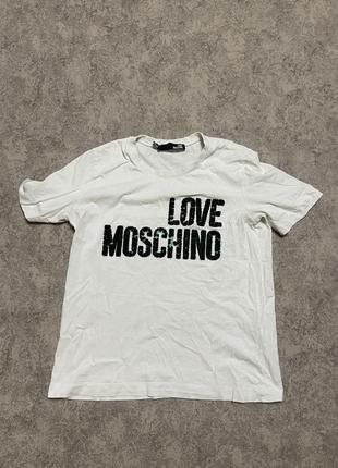Футболка love moschino