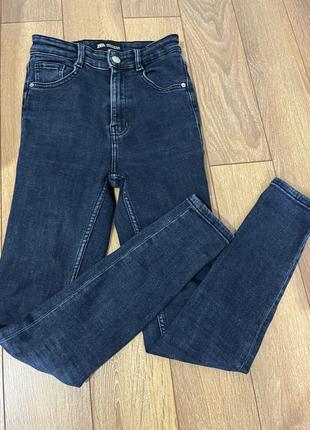 Джинсы слим zara размер xs джинсы женские