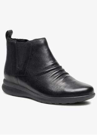 Кожаные ботинки"clarks" 39 размер. оригинал