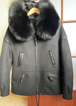 Зимняя куртка из кашемира