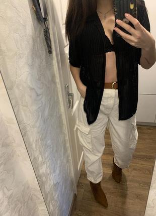 Черный кардиган рубашка