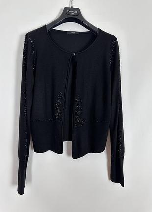 Красивый кардиган с бисером m&s uk 12