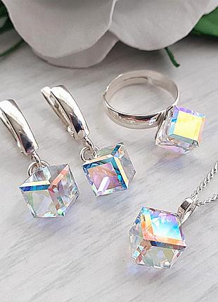 Комплект кубики swarovski