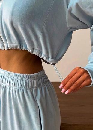 Костюмчики из премиального велюра dmp-16102 фото