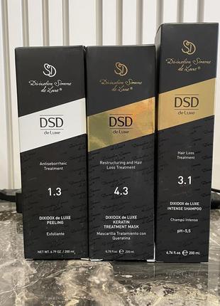 Засоби проти випадіння та відновлення волосся dsd de luxe