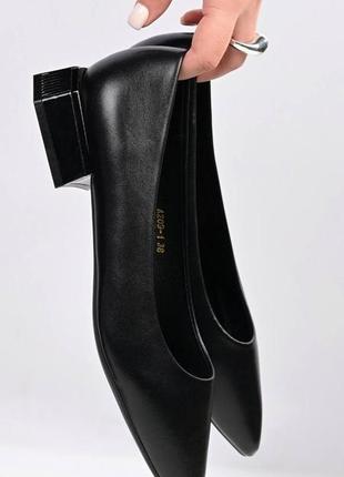 Туфли балетки женские черные loretta