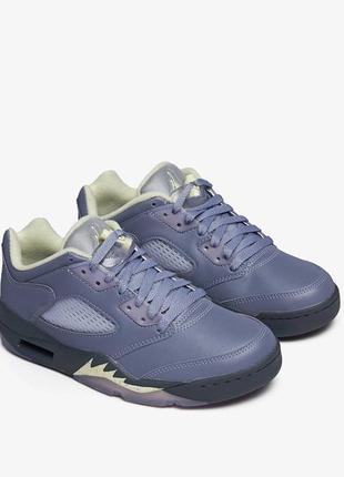 Кроссовки женские air jordan air 5 retro low shoes grey fj4563-500