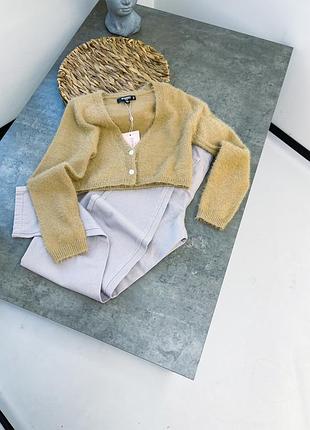 Світер кардиган укорочений 2