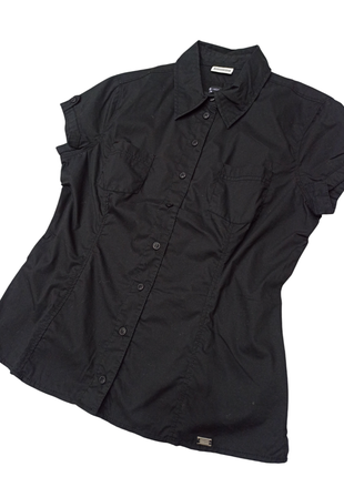 Стрейчова жіноча сорочка з короткими рукавами, блузка street one