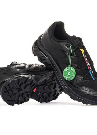 Кроссовки salomon xt-6 all black