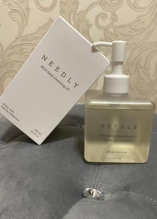 Needly mild cleaning oil очищуюча олійка для зняття макіяжу