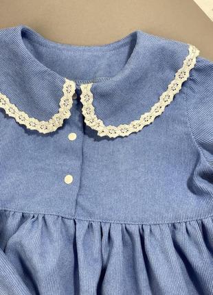 Вельветова сукня