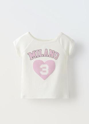 Футболка для дівчинки zara