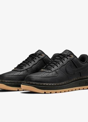 Nike air force 1 low luxe black gum