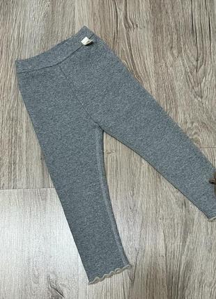 Лосины утепленные на девочку 3-4 лет