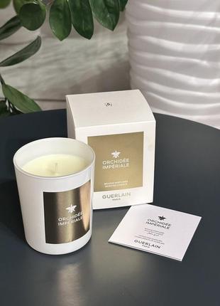 Оригинальная парфюмированная свеча для дома guerlain orchidee imperiale candle