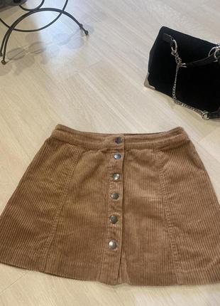 Супер модная юбка вельвет