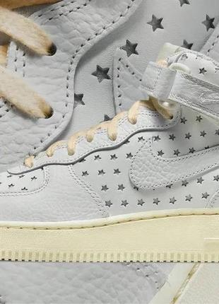 Кроссовки nike air force 1 mid cut out stars summit white (w)