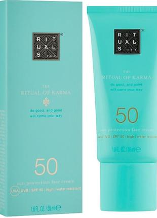 Сонцезахисний крем для обличчя the ritual of karma spf 50 50 мл