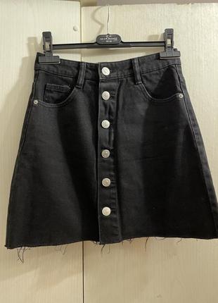 Джинсовая юбка zara р.хs