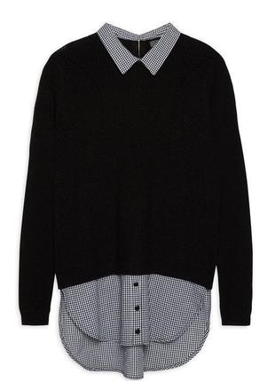 Джемпер с рубашкой primark m/10 - l/12 размер