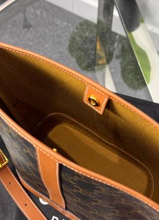 Сумка шоппер ведро канва монограмм 17 см