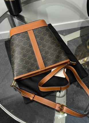 Сумка шоппер ведро канва монограмм 17 см