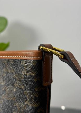 Сумка шоппер ведро канва монограмм 17 см