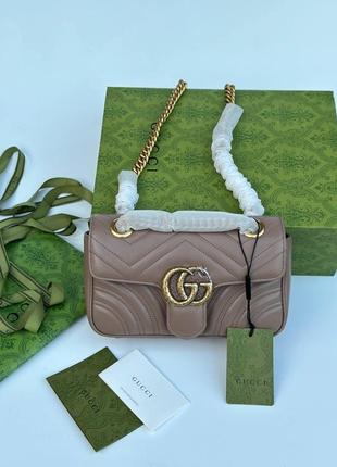 Шкіряна сумка гуччі люкс