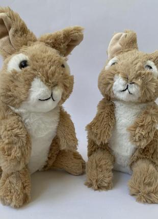 М'яка іграшка-зайчик коричневий кролик зайченя плюшевий