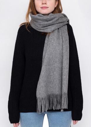 Смарагдовий (!) шарф  180 см х67 см , 100 % вовна