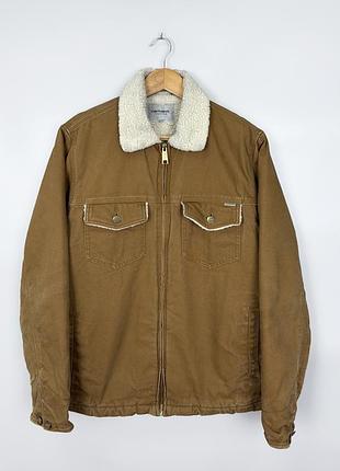 Carhartt wip miles sherpa мужская куртка шерпа